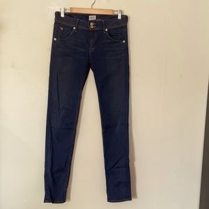 Hudson Jeans Collin Mid-rise Skinny Blue Size 28 Ankle